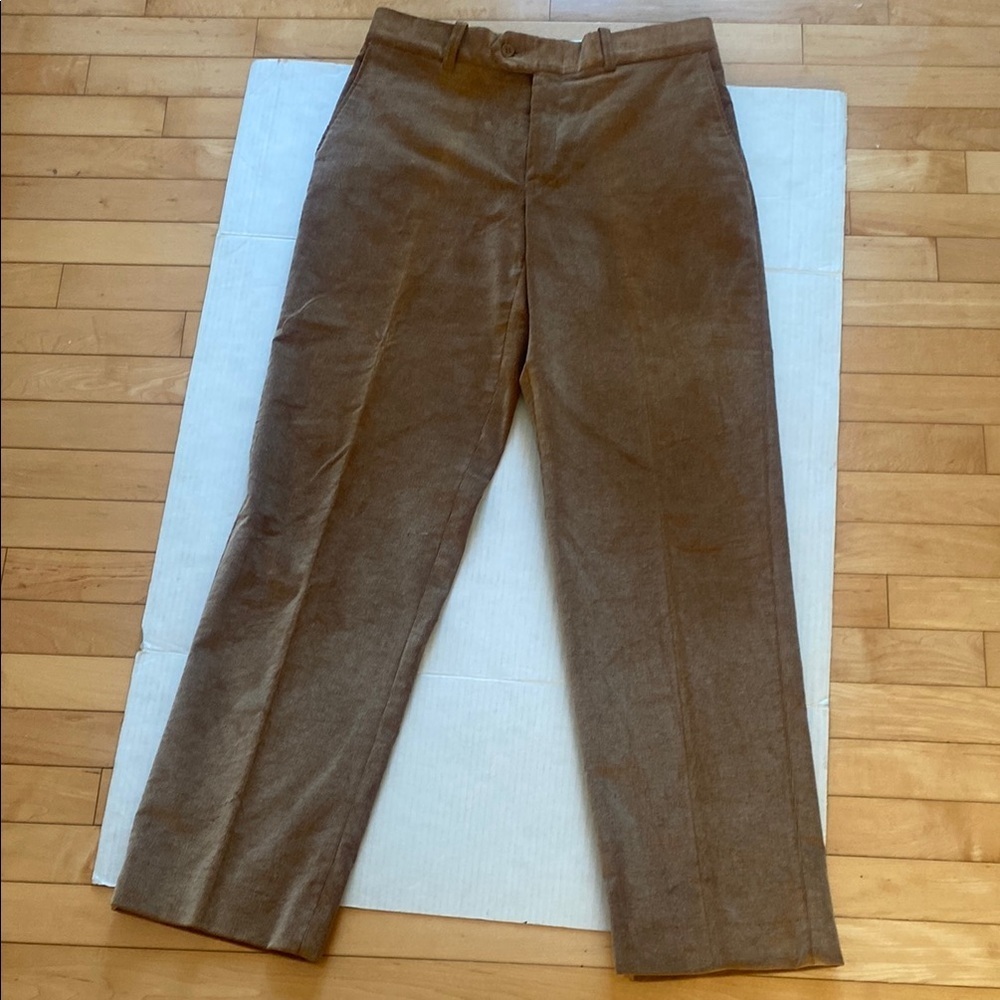 TERRA NOSTRA Corduroy women’s long light brown Pants Size 32